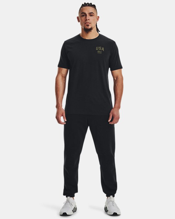 Men's UA Freedom Eagle T-Shirt, Black, pdpMainDesktop image number 2